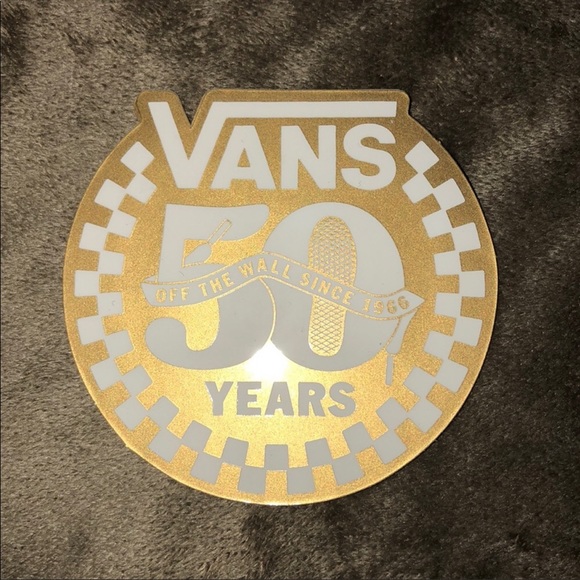 VANS OFF THE WALL 50 YEAR ANNIVERSARY STICKER - Picture 2 of 2